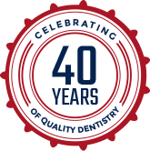 40 years of service logo