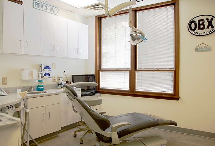 warm dental operatory room